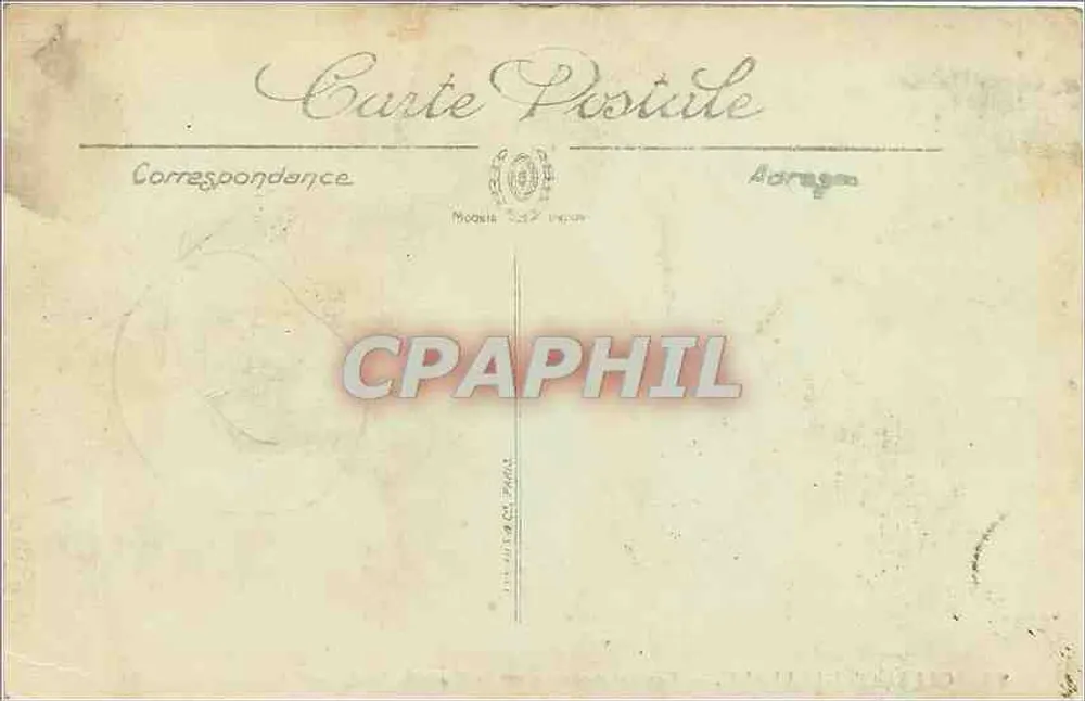 Clermont-Ferrand — Panoramablick auf die Place de Jaude — LL. n°26 - Rückseite