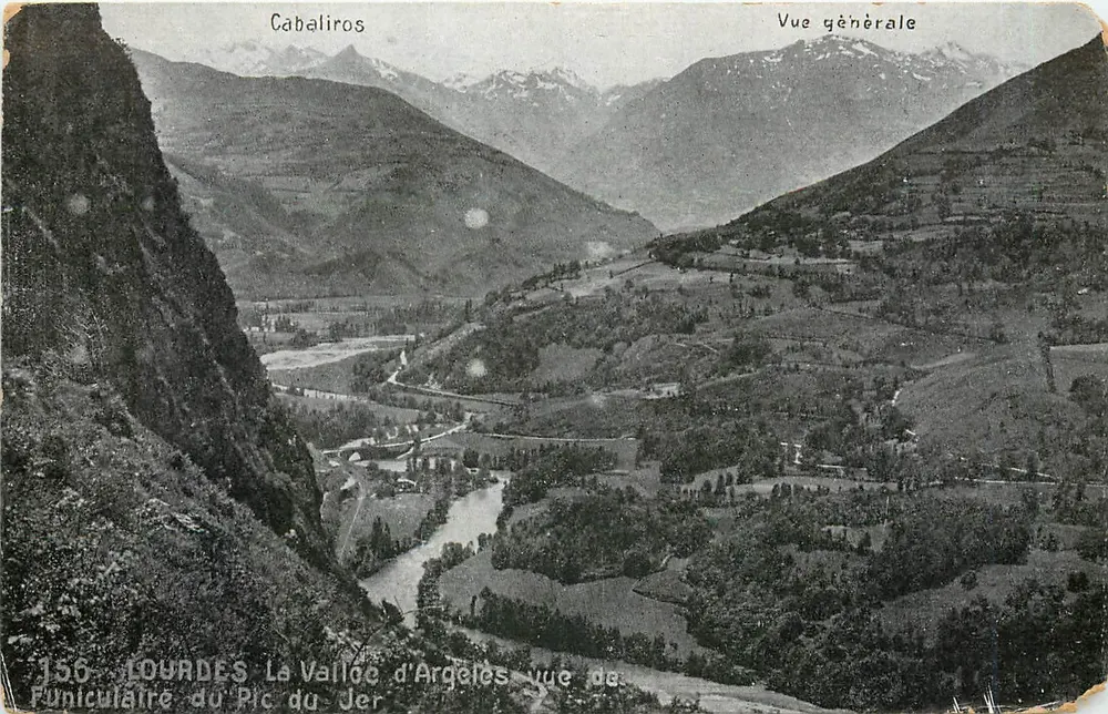 Cabaliros — Vue générale — Lourdes, éditeur Lourdes, n° 156 - Recto