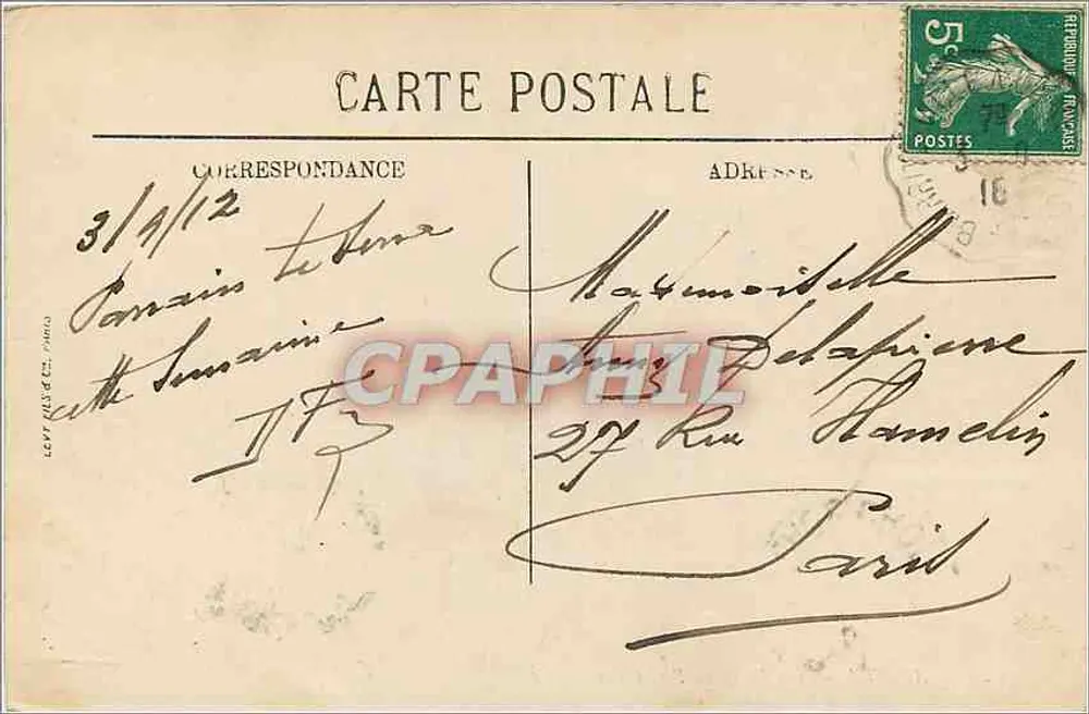 Biarritz — Les Bains du Port-Vieux — LL - Verso