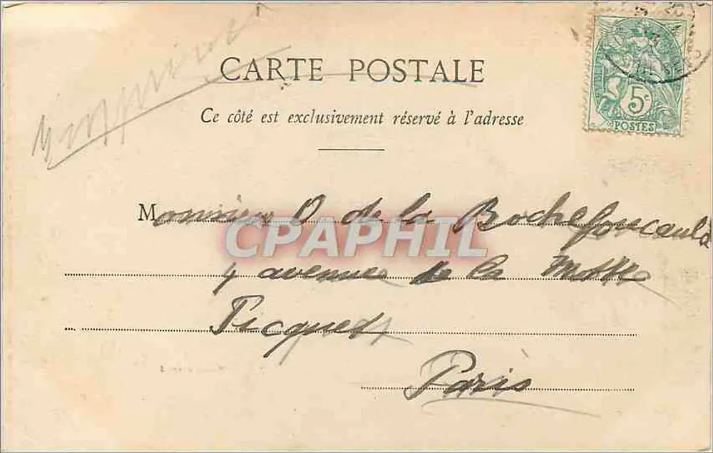 Biarritz - Gedenkreise des Wracks der "Surprise" — Choché Ouvrard - Rückseite