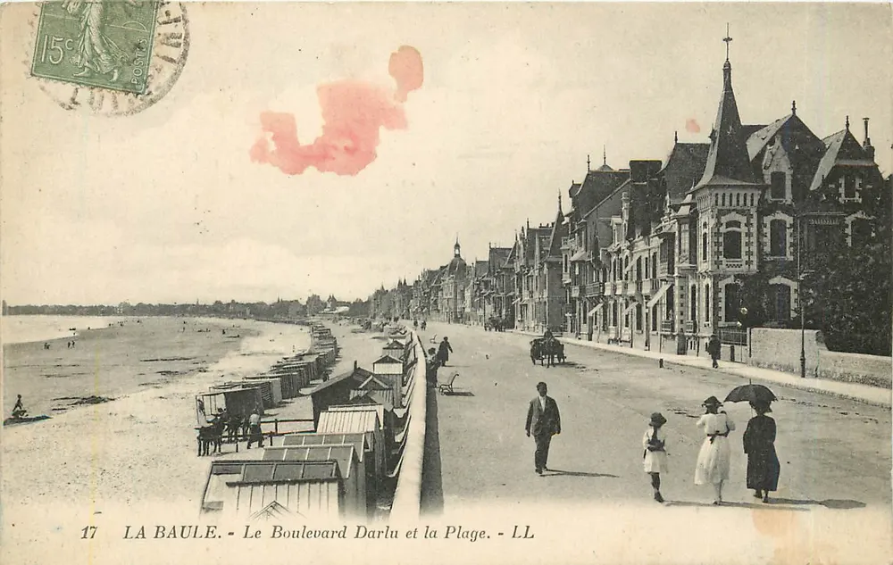La Baule - Il Boulevard Darlu e la Spiaggia - LL - Recto