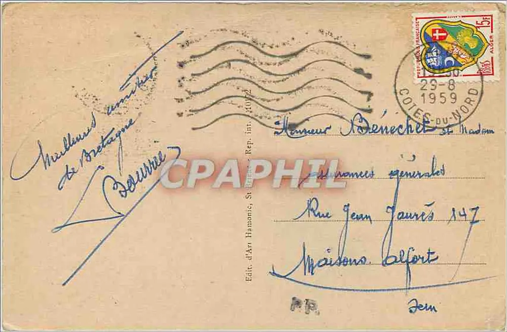 Saint-Cast — General View of the Beach — Amgory - Back