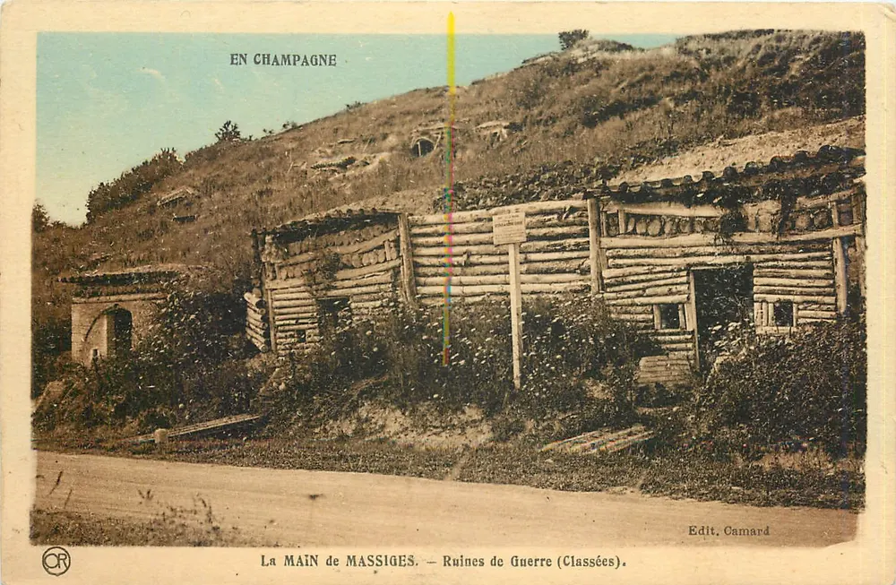 Die HAND VON MASSIGES — Kriegsruinen (klassifiziert) — Camard-Edition - Vorderseite