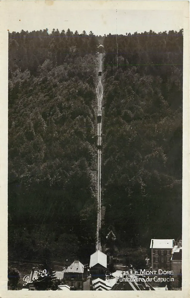 Mont Dore — Funicular Capucin — G. d'O. n°13 - Awers