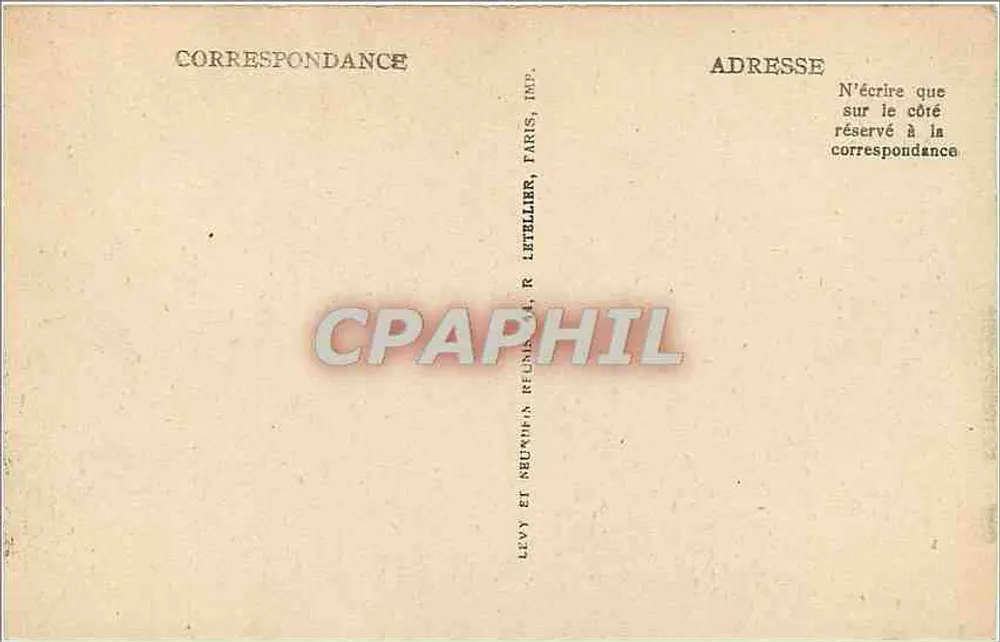 Sainte-Anne d'Auray — La Fontaine de la Basilique — Éditeur Letellier, Paris - Verso