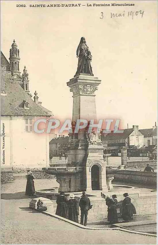 Sainte-Anne-d'Auray — Die Miraculous Fontaine — Sammlung Villain, Quimper, n°2062 - Vorderseite