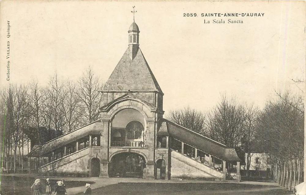 Sainte-Anne-d'Auray — A Scala Sancta — Coleção Villard, Quimper, n° 2059 - Frente