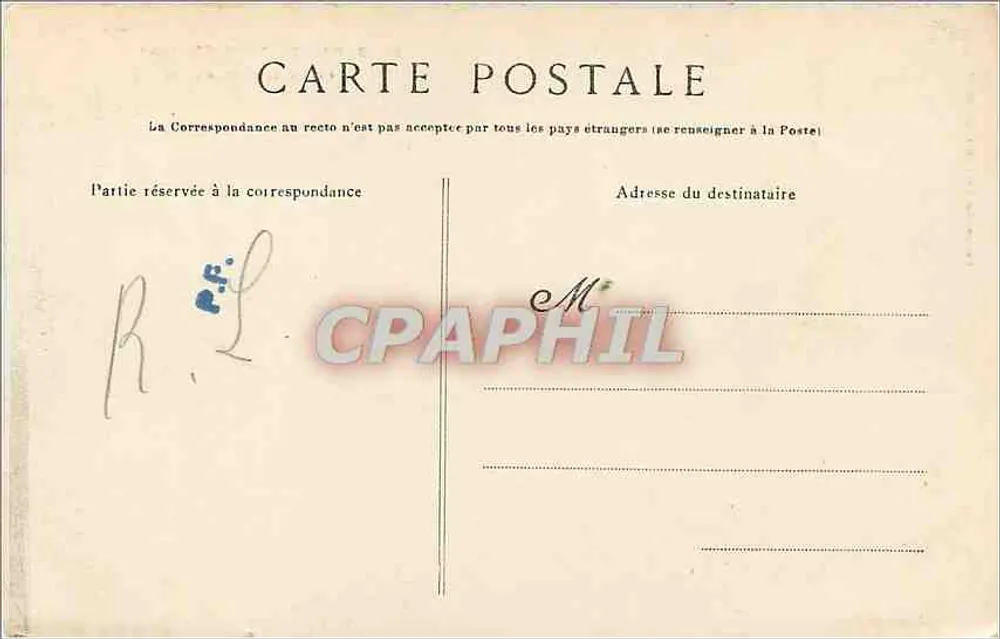 Sainte-Anne-d'Auray — A Scala Sancta — Coleção Villard, Quimper, n° 2059 - Verso