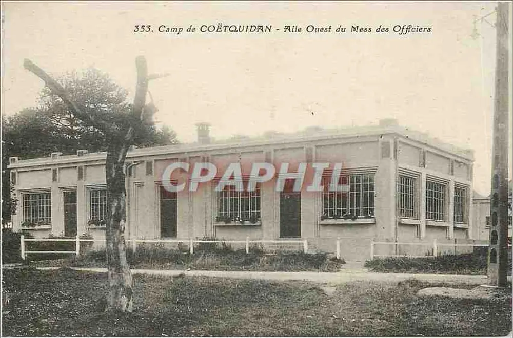 Camp de Coëtquidan - Westflügel des Offiziersmessens — n°353 - Vorderseite