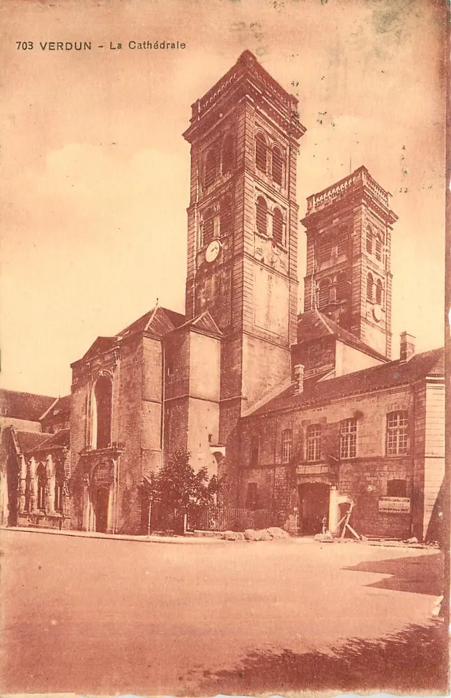 Verdun - A Catedral — editor Verduin, n° 703 - Frente
