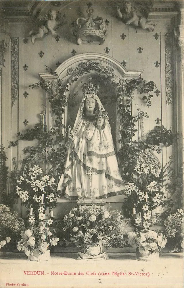 Verdun - Notre-Dame des Clefs (dans l'Église St-Victor) — Photo-Verdun - Recto