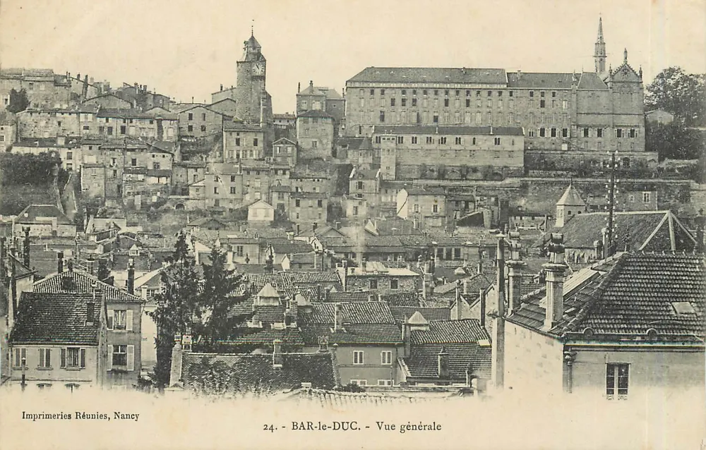 BAR-le-DUC - Vista geral — Imprimeries Réunies, Nancy, n°24 - Frente