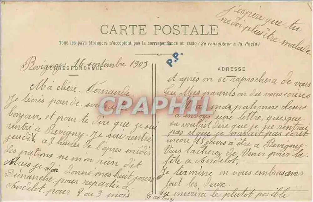 BAR-le-DUC - Vista geral — Imprimeries Réunies, Nancy, n°24 - Verso