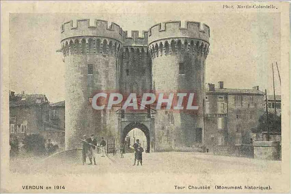 Verdun — Turm Chaussée (Historisches Denkmal) — Foto von Martin-Colardelle - Vorderseite