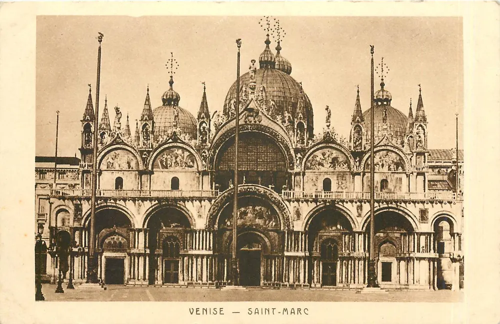 Veneza — São Marcos — Braun & Cie, Imp. Paris — 372 Arch. - Frente