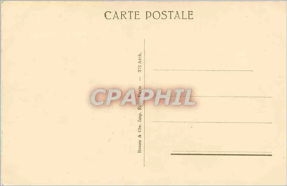 Veneza — São Marcos — Braun & Cie, Imp. Paris — 372 Arch. - Verso