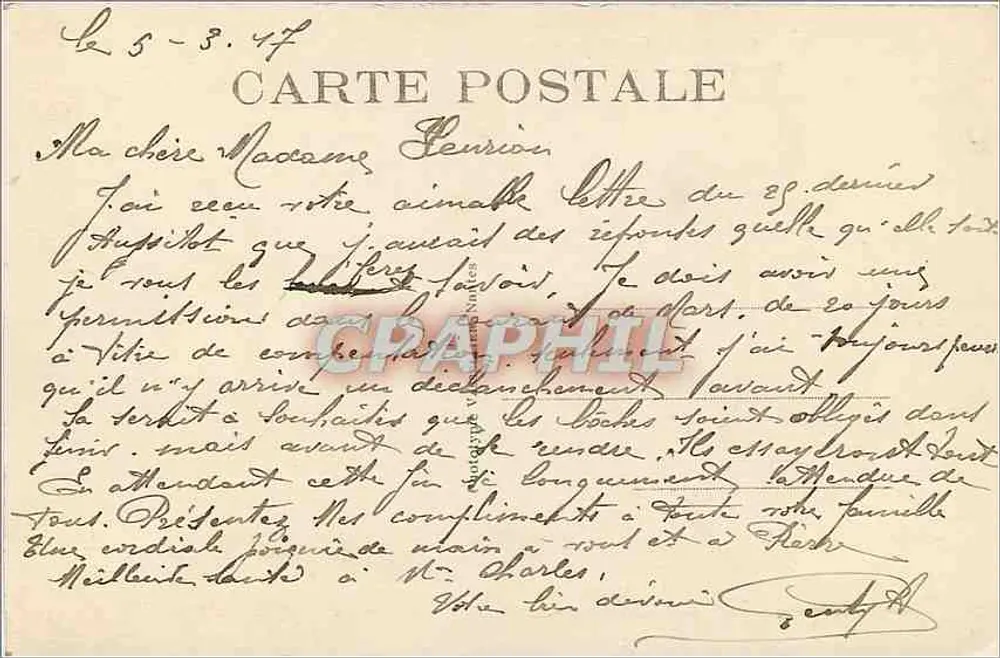 Verdun — Bairro demolido — L. C. H., Visé Paris, n°536 - Verso
