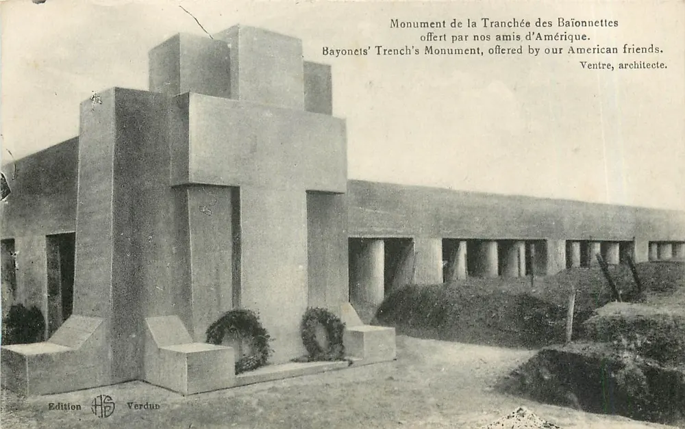 Monument der Tranchée des Baïonnettes — Verdun — Verdun-Ausgabe - Vorderseite