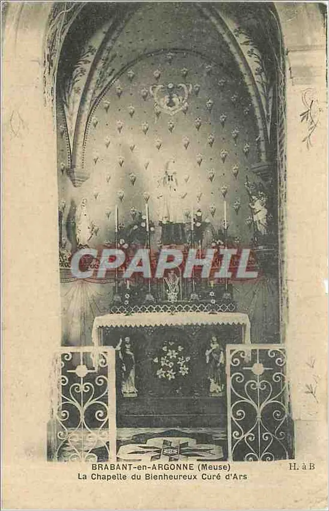 Brabant-en-Argonne (Meuse) — Die Kapelle des Seligen Curé d'Ars — H. à B - Vorderseite