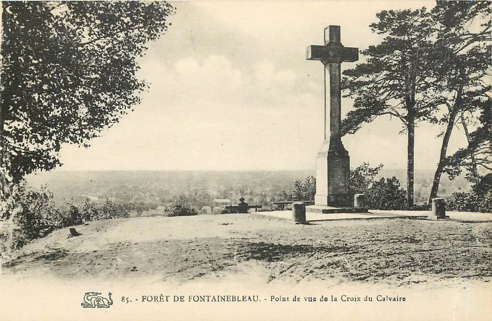 Forêt de Fontainebleau — Aussicht von der Kreuzung Calvaire — n° 85 - Vorderseite