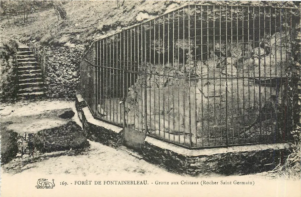 Forêt de Fontainebleau — Grotte aux Cristaux (Rocher Saint Germain) — n° 169 - Vorderseite
