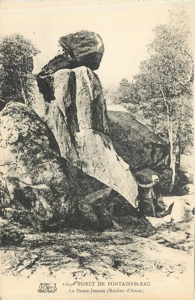 La Dame-Jeanne (Rocher d'Avon) — Forêt de Fontainebleau — Nr. 110 - Vorderseite