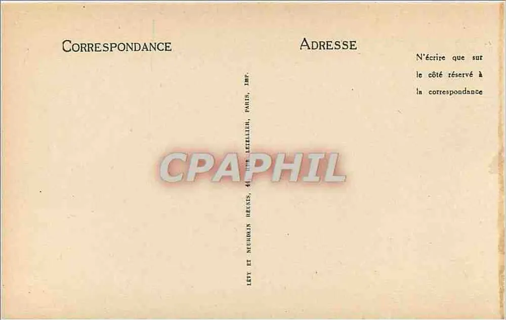 Fontainebleau — La Forêt — La Mare de Franchard — LL — n°133 - Verso