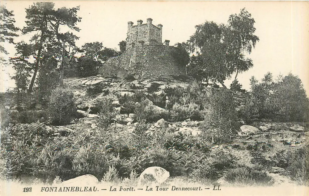 Fontainebleau — Der Wald — Die Turm Denne-court — LL - Vorderseite