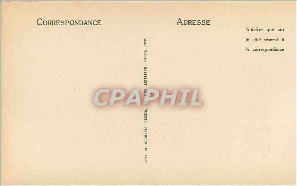 Fontainebleau — A Floresta — O Champignon — LL — n°425 - Verso