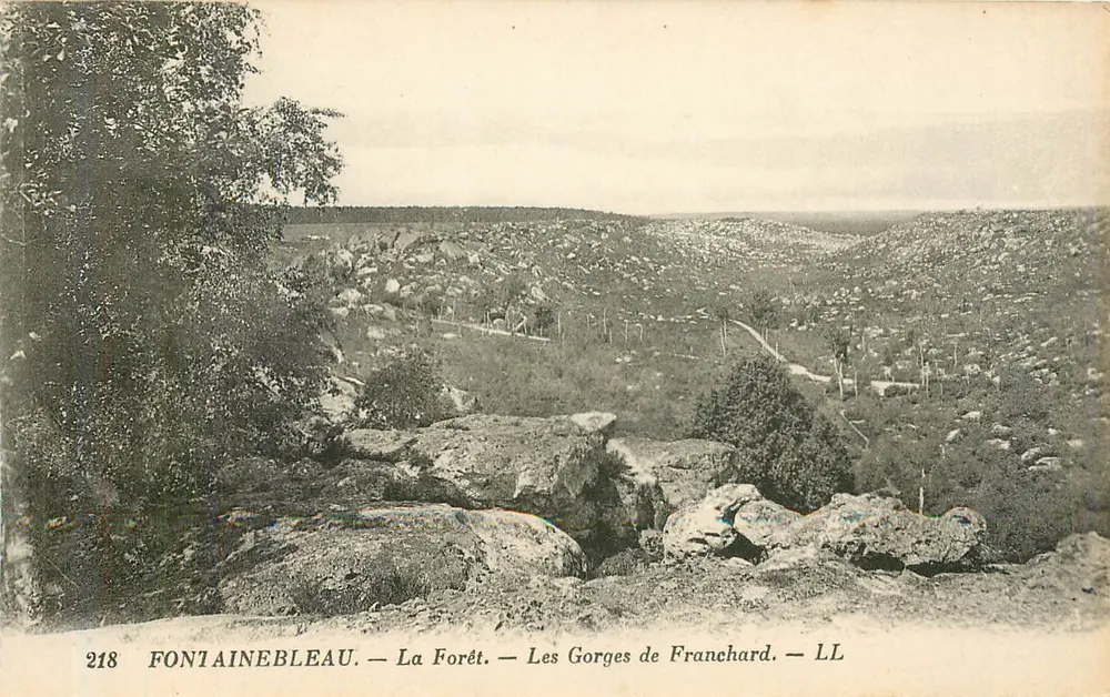Fontainebleau — Die Forêt — Die Gorges de Franchard — LL - Vorderseite