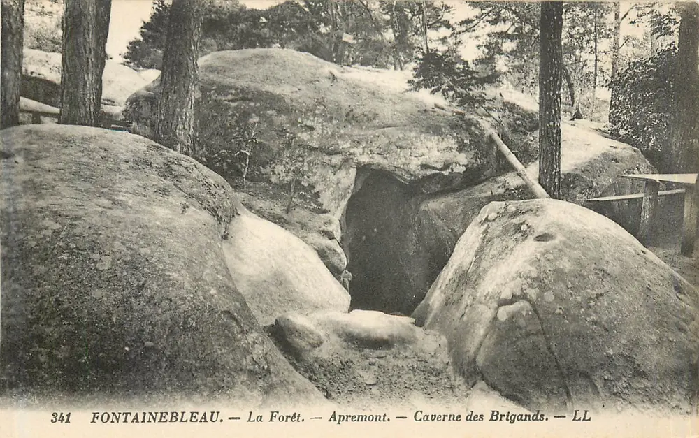 Fontainebleau — Die Forêt — Apremont — Höhle der Räuber — LL - Vorderseite