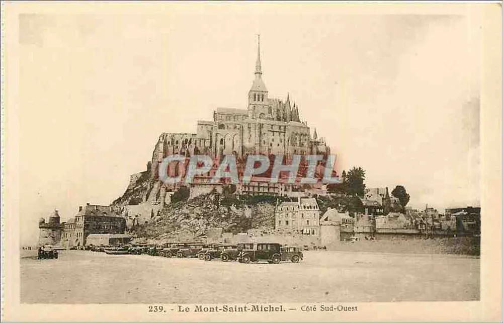 O Mont-Saint-Michel — Lado Sudoeste — Laurent, Lorraine - Frente