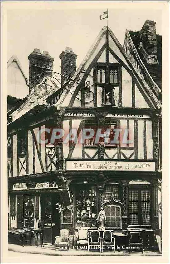 Compiègne - Vieille Cassine — Atelier de restauration de meubles — editor Real-Photo, n°106 - Frente
