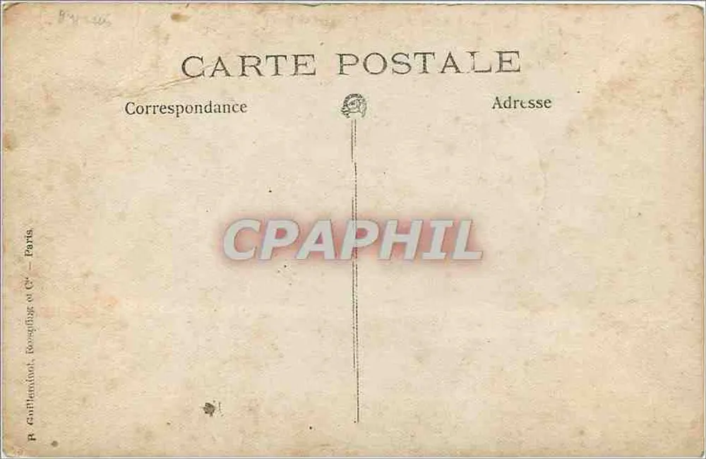 Grupo de crianças diante de uma igreja — editor P. Canthelmont, Boulogne (Seine) — n° 44-46 - Verso