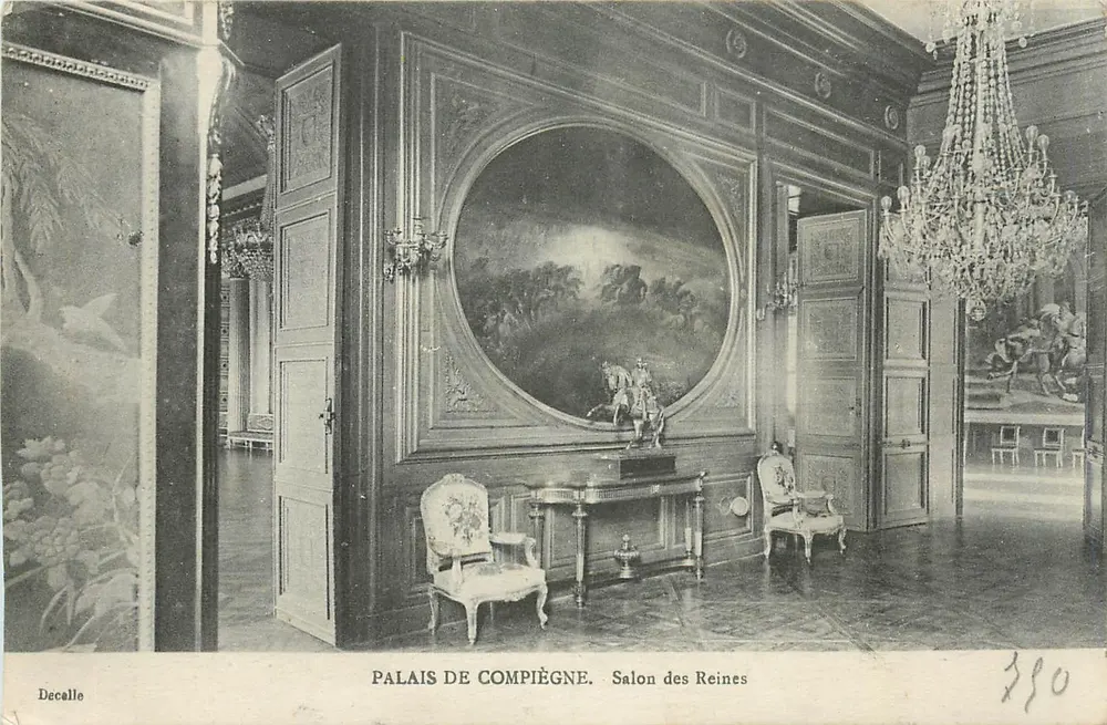 Palácio de Compiègne. Salão das Rainhas — Decalle, n° 380 - Frente