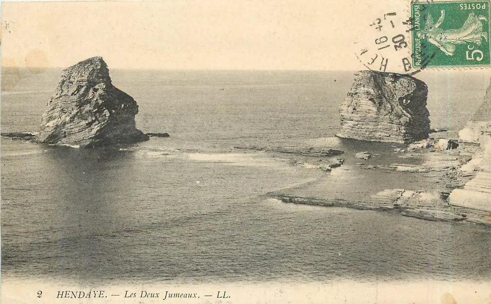 Hendaye — Les Deux Jumeaux — LL. - Front