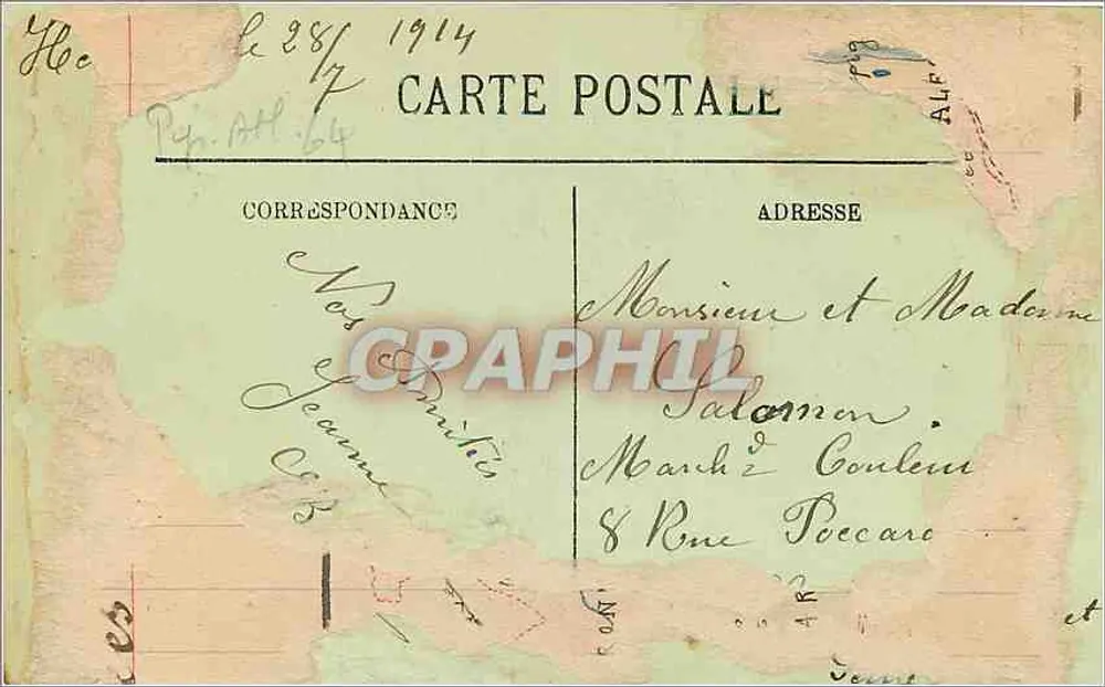 Hendaye — Les Deux Jumeaux — LL. - Back