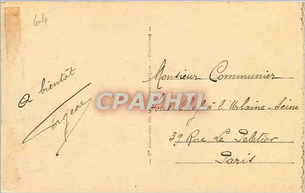 Biarritz - La Grande Plage et l'Hôtel du Palais — éditeur Cie Animaux des Pyrénées - Verso