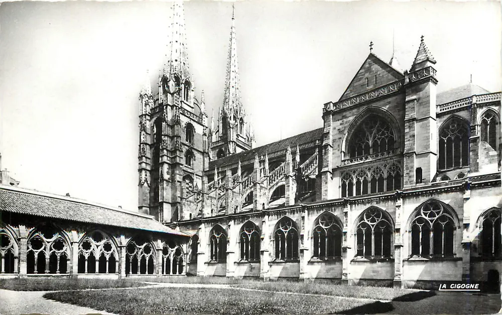 Bayonne — La Catedral — Éditions Cigogne, Burdeos - Anverso
