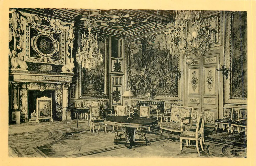 Château de Fontainebleau — Salon François Ier — Édition des Musées Nationaux n°16 - Recto