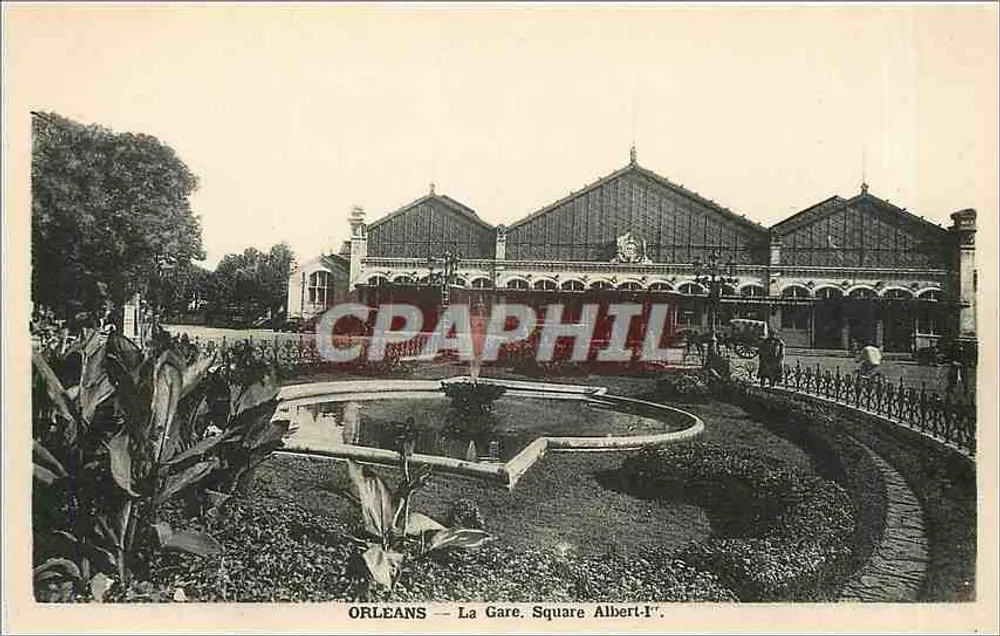 Orléans — A Estação, Square Albert-Ier - Frente