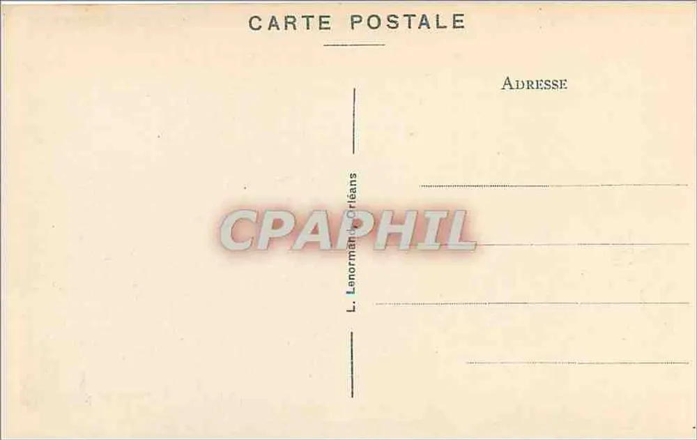 Orléans — A Rua do Tabour — Casa onde dormiu Joana d'Arc durante sua estadia na Cidade de 29 de abril a 10 de maio de 1429 (Restaurada em 1910) - Verso