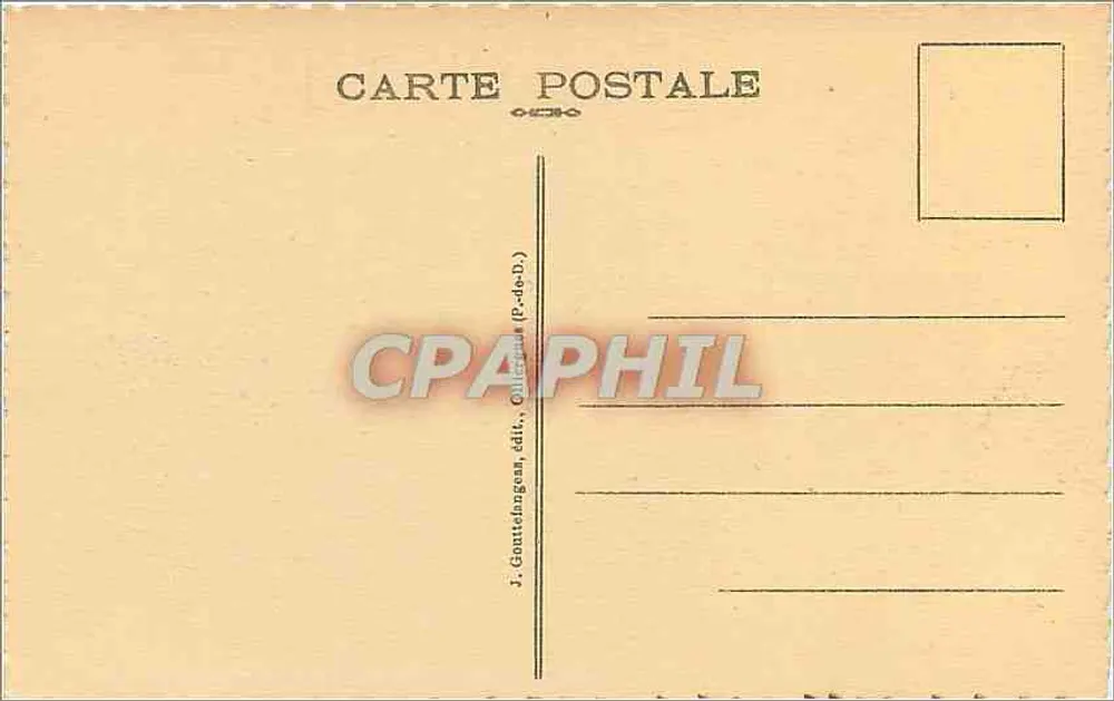 Riom — Cour de l'Hôtel Arnoux de Maison-Rouge (XVIIe siècle) — G. d'O. n° 790 - Verso