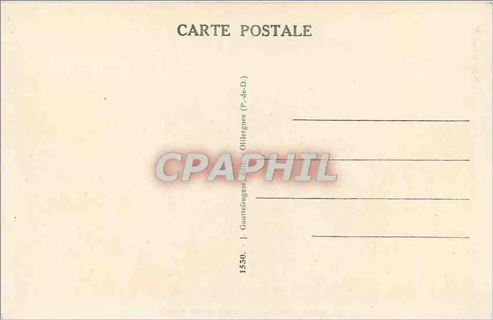 Le Mont-Dore — Der Park vom Casino aus — L'Auvergne - Rückseite