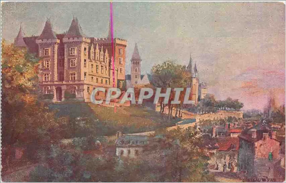 Castelo de Pau — vista panorâmica — Coleção do JOURNAL - Frente