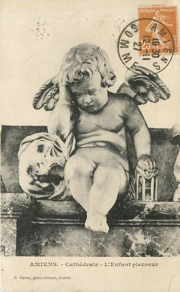 Amiens - Kathedraal - Het huilende kind — R. Caron, fotograaf-uitgever, Amiens - Voorkant