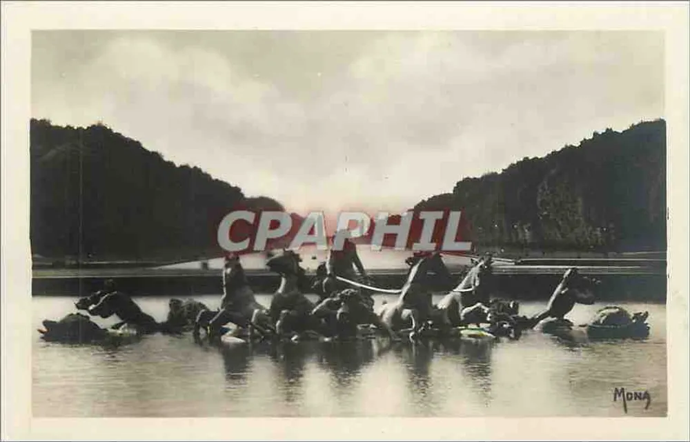 Bassin d'Apollon — Versalles — editor MONA, n° 1325 - Anverso