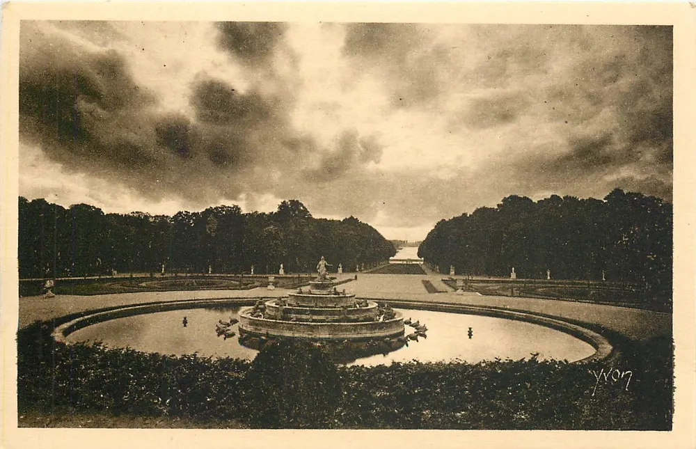 Bacia de Latona — Versailles — Edição de Arte YVON - Frente