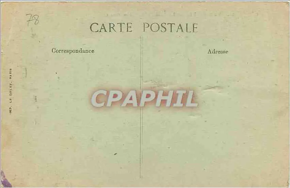 Versalhes — O Palácio — Editor B.P.D. n°33 - Verso