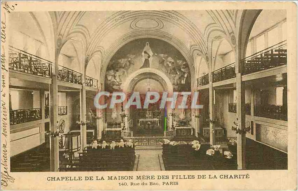 Chapelle de la Maison Mère des Filles de la Charité — 140, Rue du Bac, Paris - Recto
